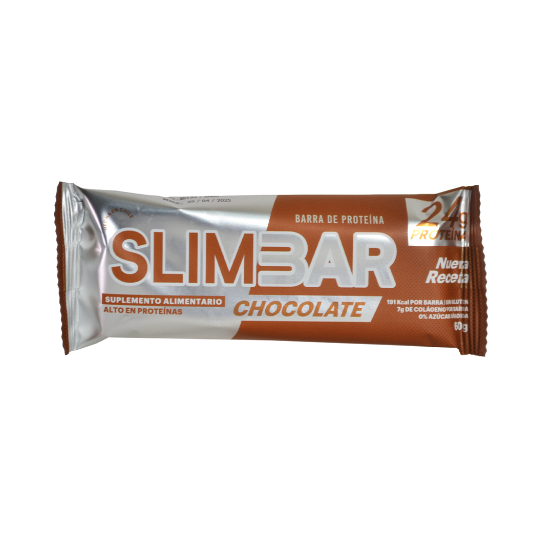 Barritas Slimbar Chocolate 60gr - 12 unidades