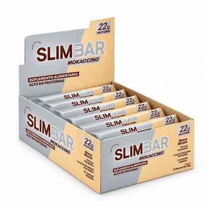 Barritas Slimbar Mokaccino 60gr - 12 unidades